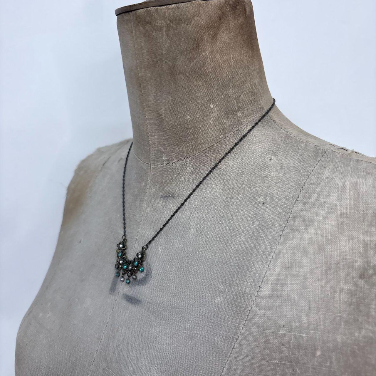 Boho fairy gem necklace