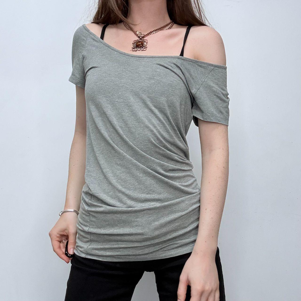 Slouchy grey cop copine t-shirt