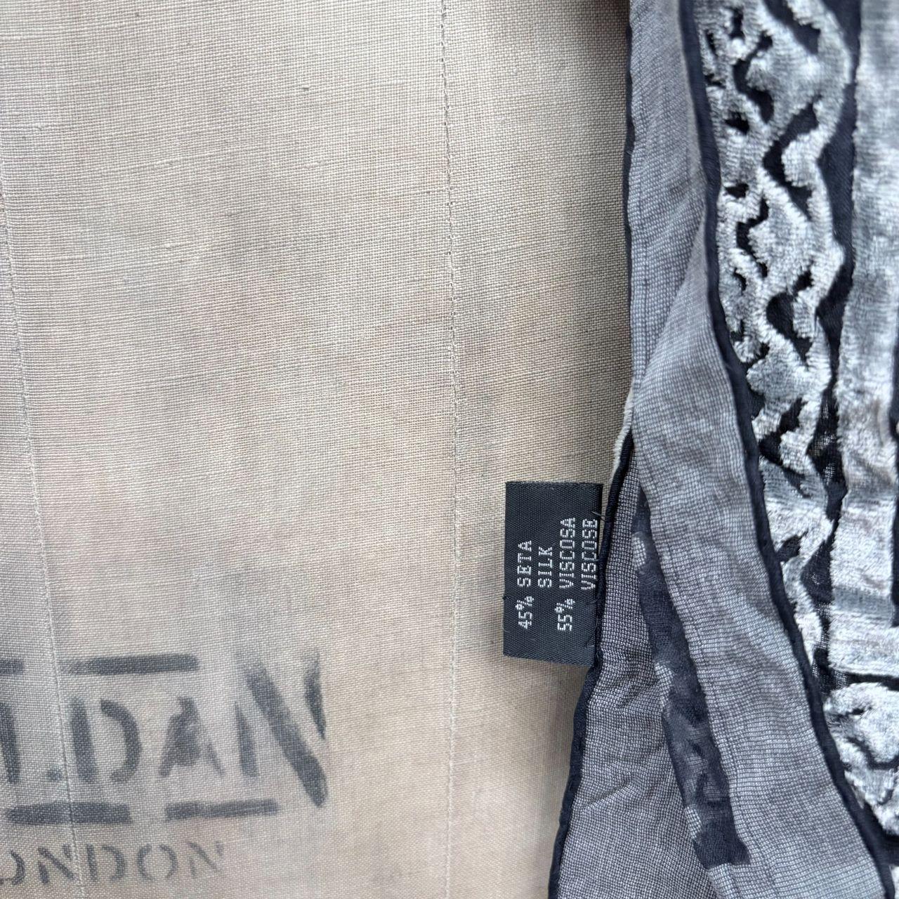Velvet hippie sheer scarf