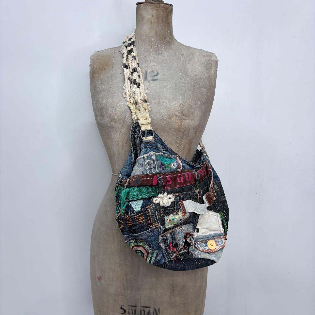 Grunge patchwork bag