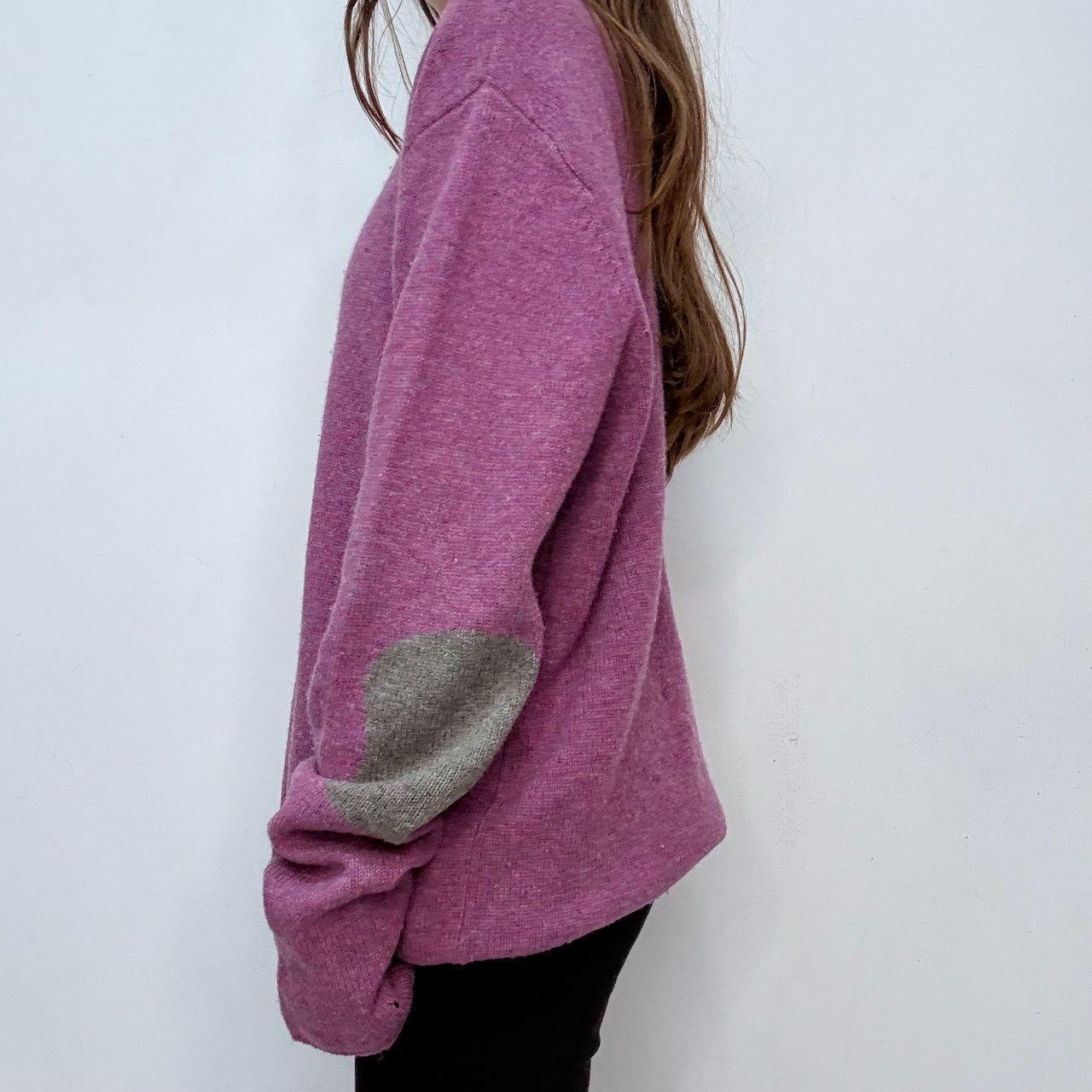 Oversized pink wool knitted Zadig &amp; Voltaire jumper