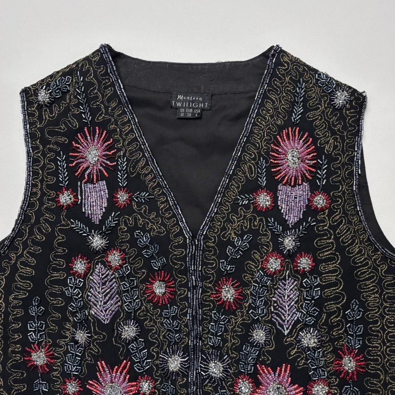 Beaded embelished wasitcoat