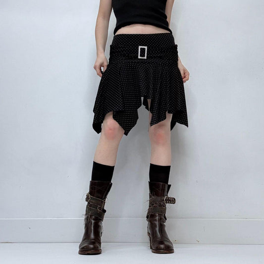 Polka dot flutter mermaid skirt