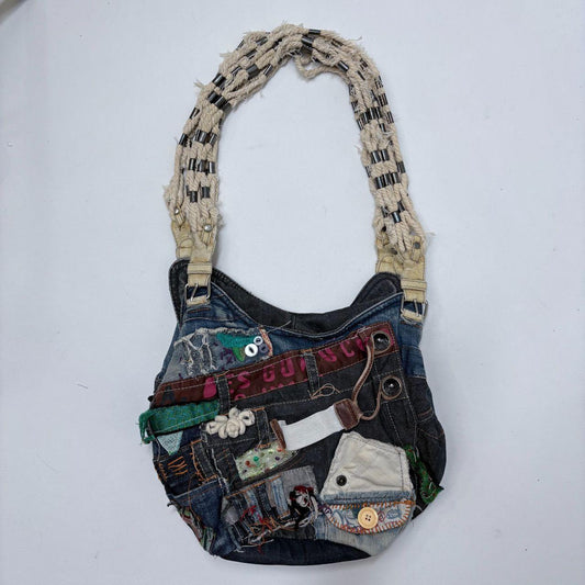 Grunge patchwork bag