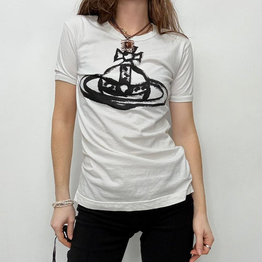 White Vivienne westwood baby tee