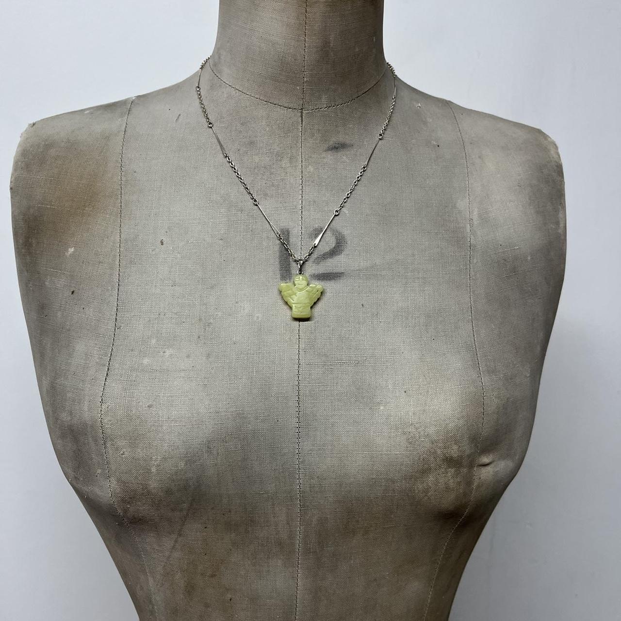 Angel crystal chain necklace