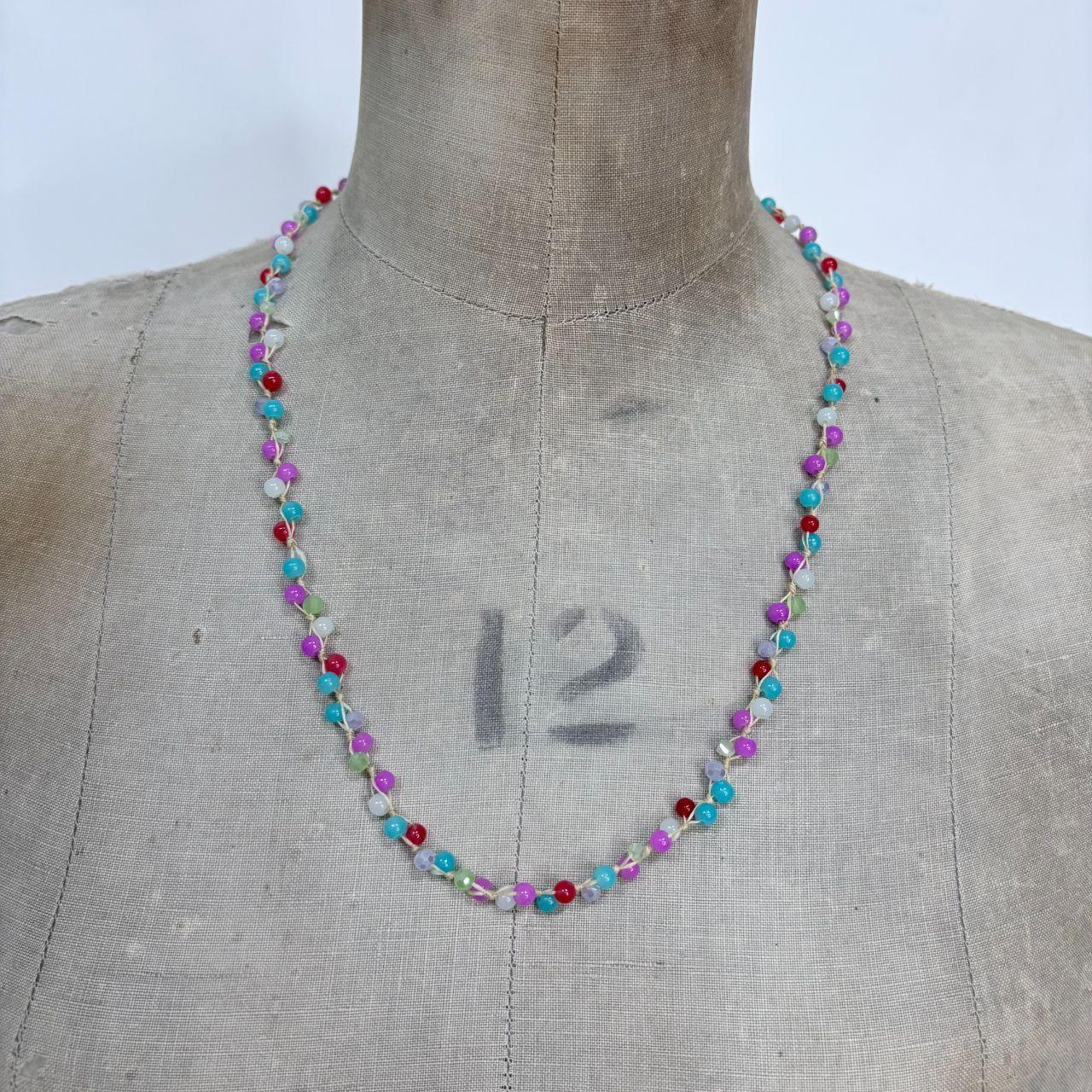 Beaded summer necklace