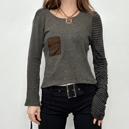 Grey wool asymmetric Custo Barcelona jumper