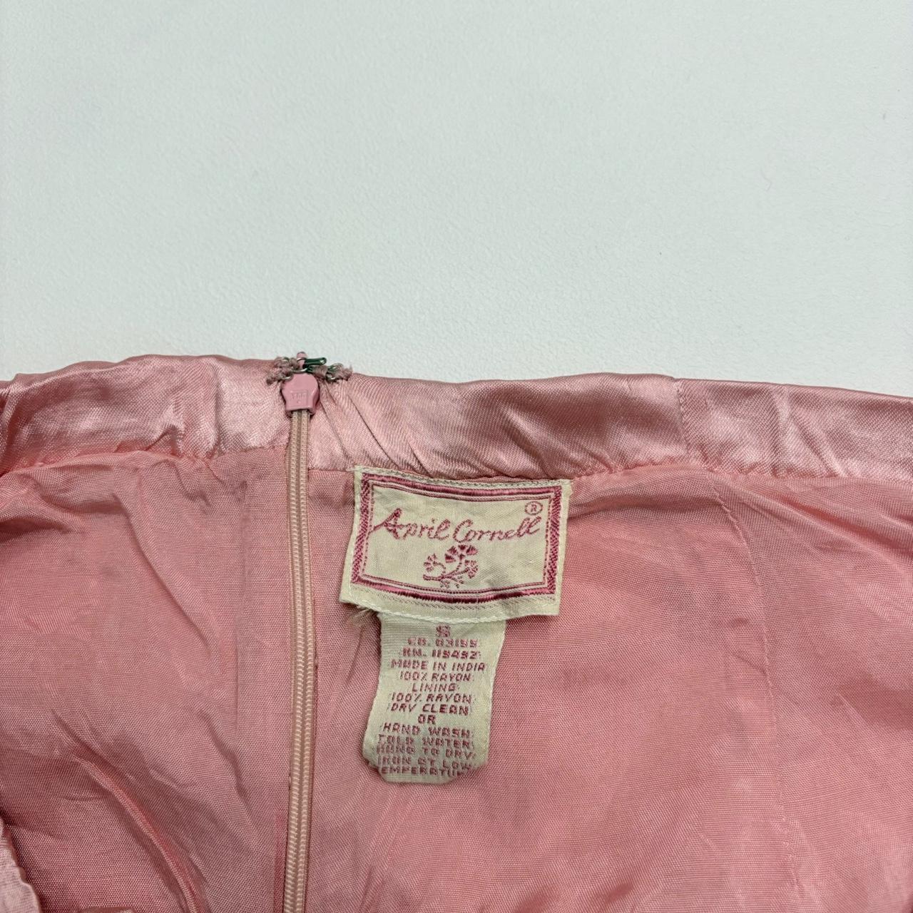 Pink silky satin maxi skirt