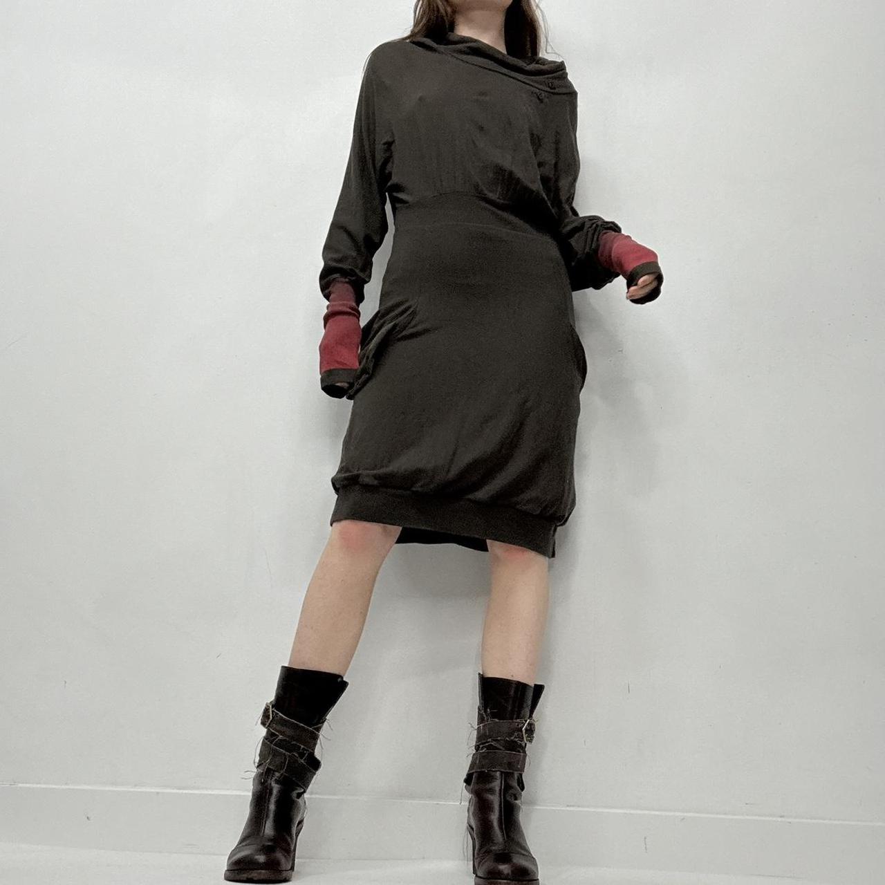 Slouchy drape Cop Copine puff dress