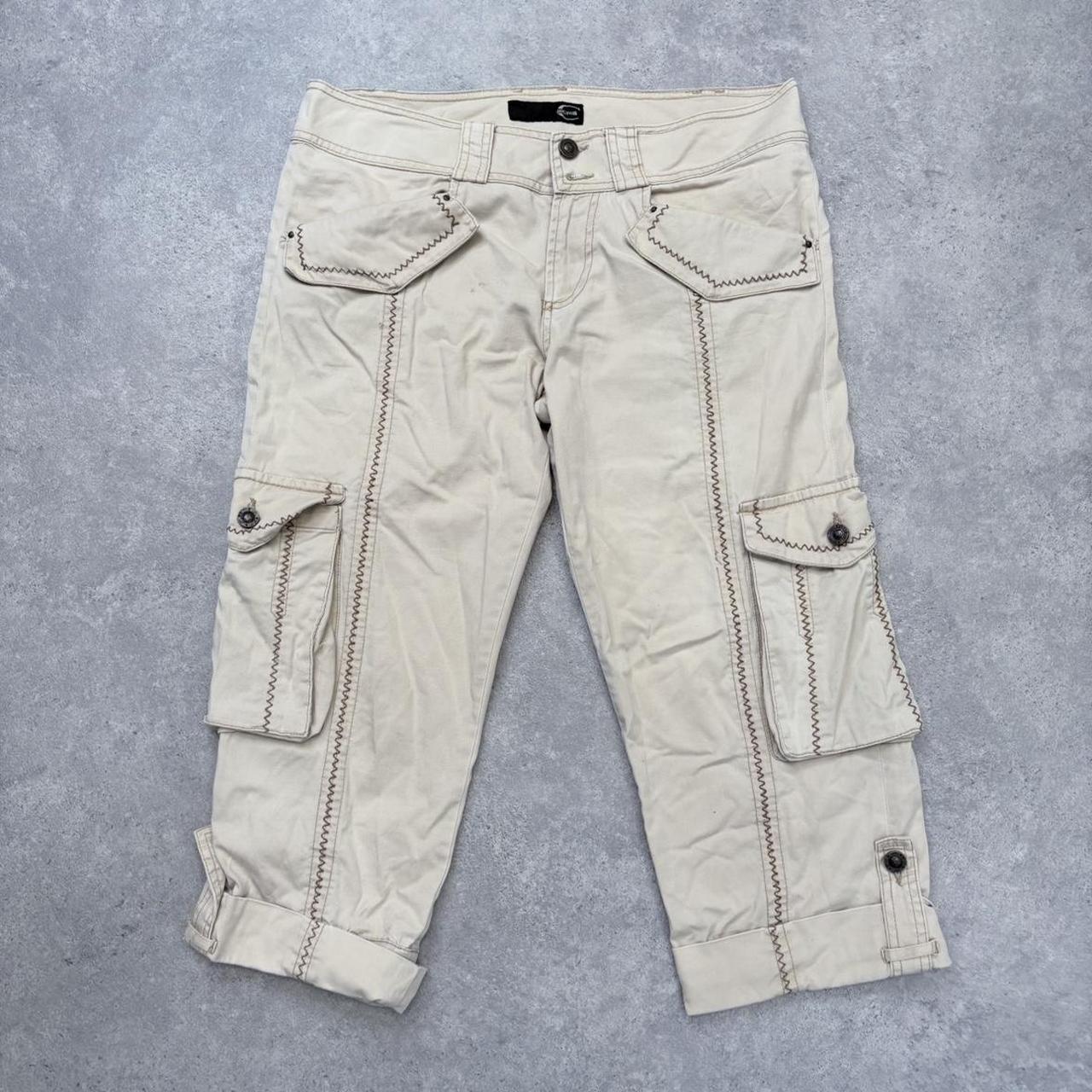Tan utility Cavalli capri pants