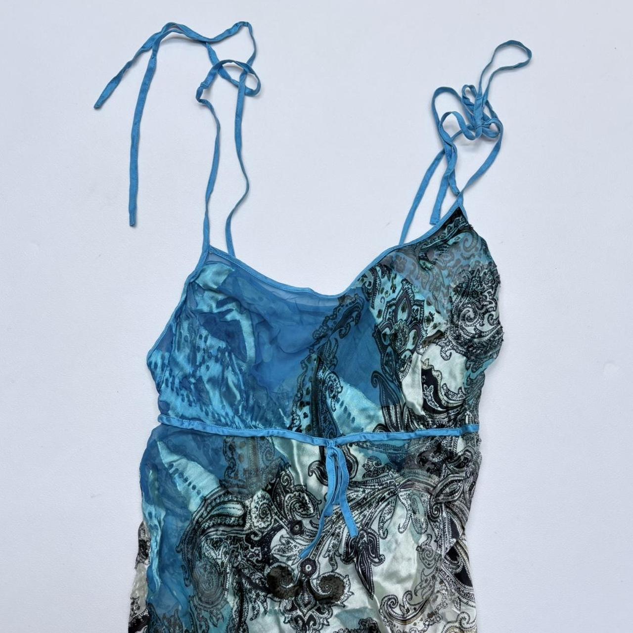Sheer floral paisley midi dress
