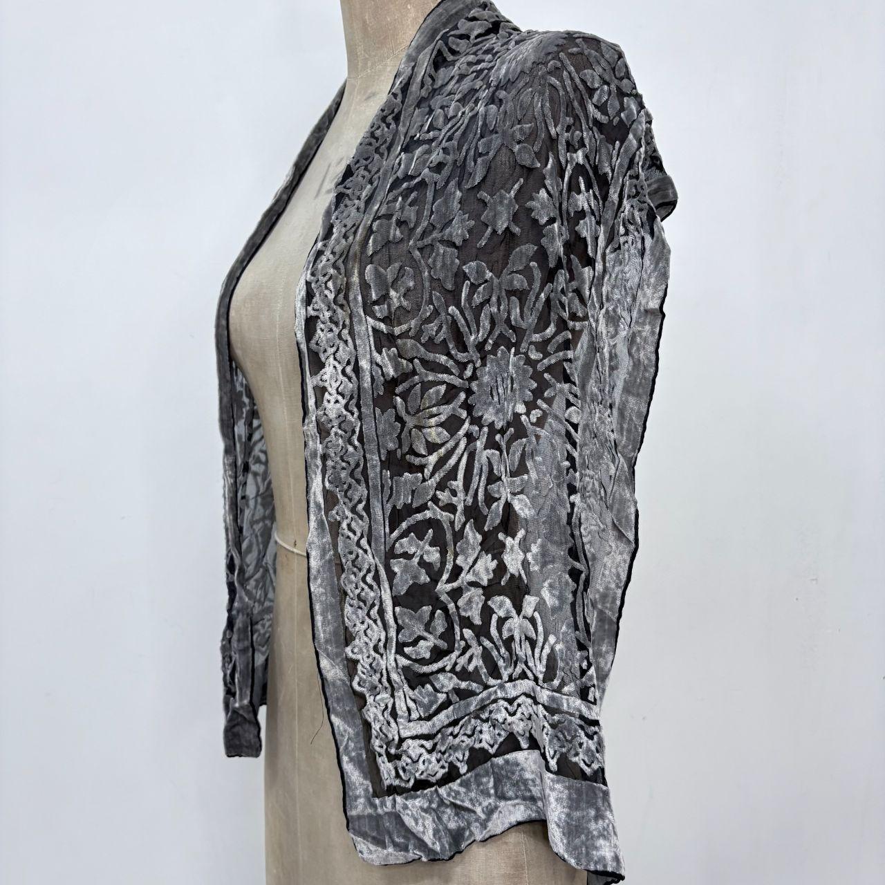 Velvet hippie sheer scarf