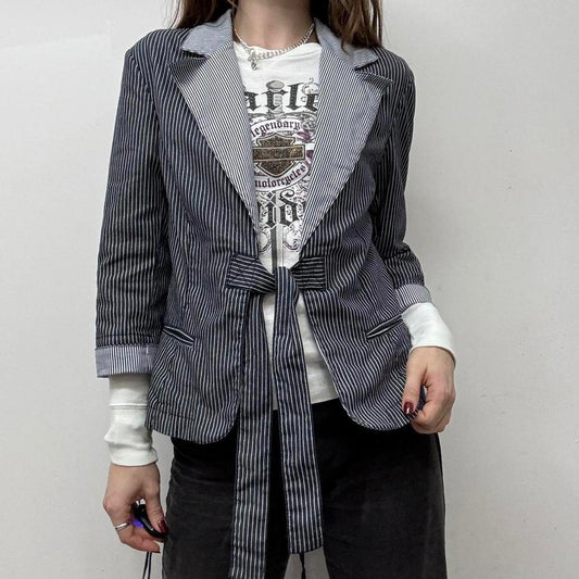 Morgan pinstripe preppy jacket