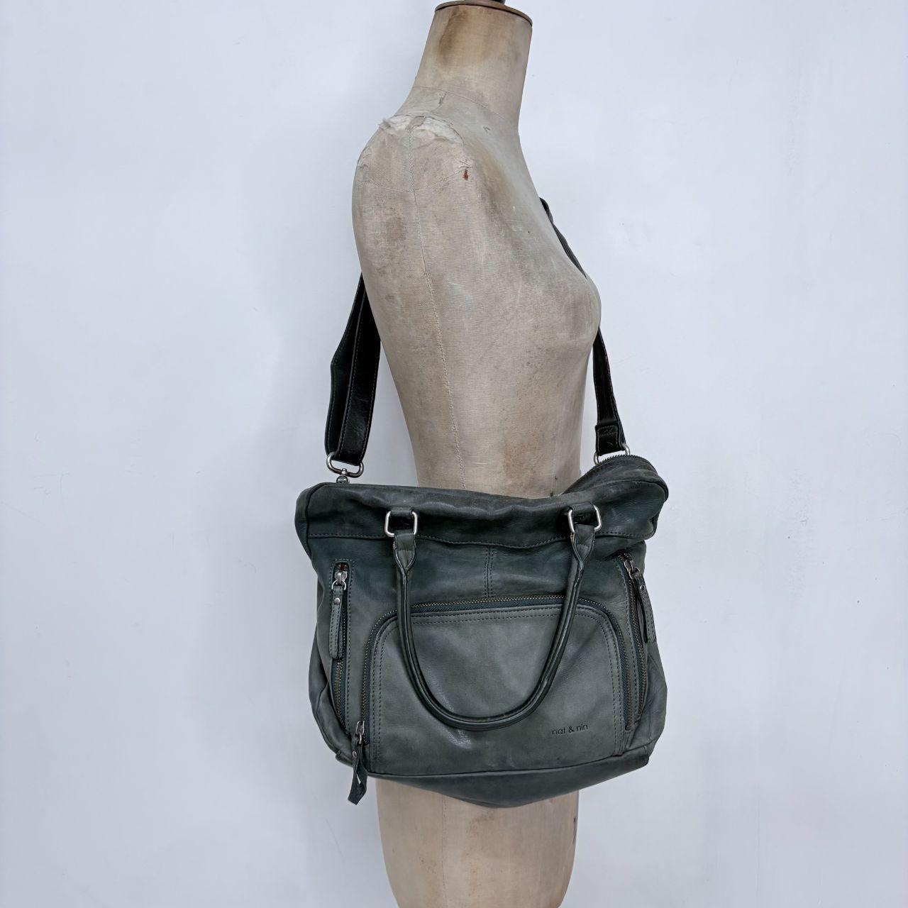 Khaki green slouchy bag