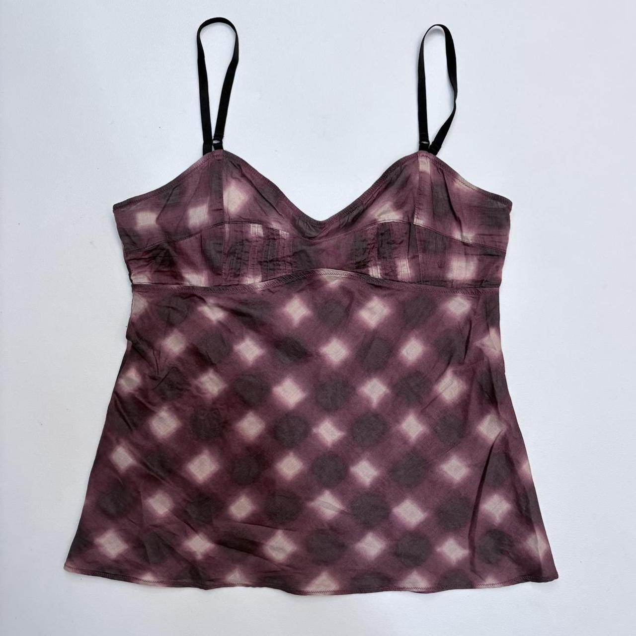 Tartan print Marni vest top
