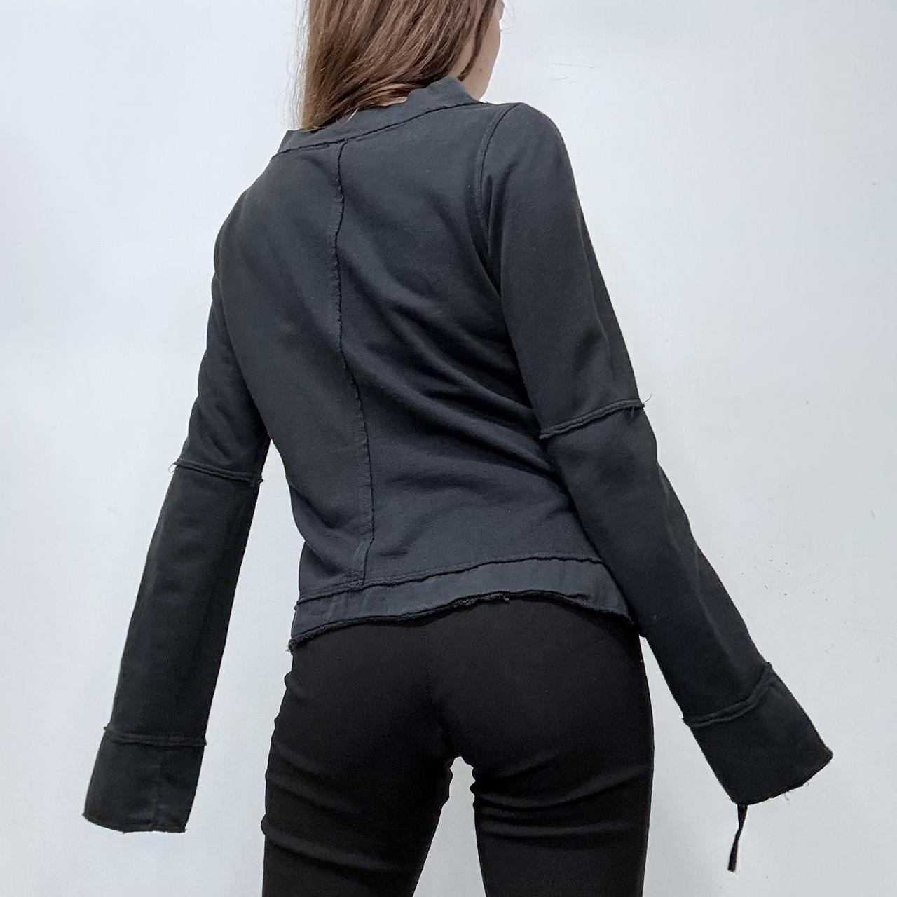 Black flared graphic Diesel shirt