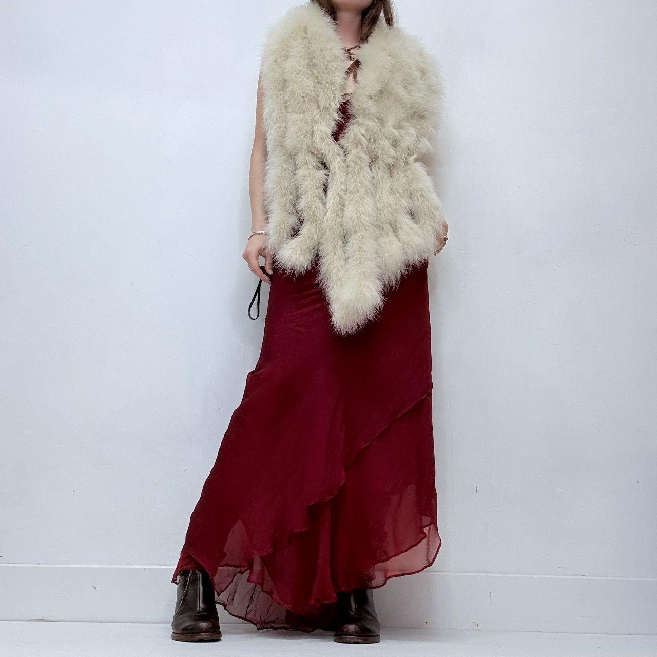 Stole fluffy fur boa