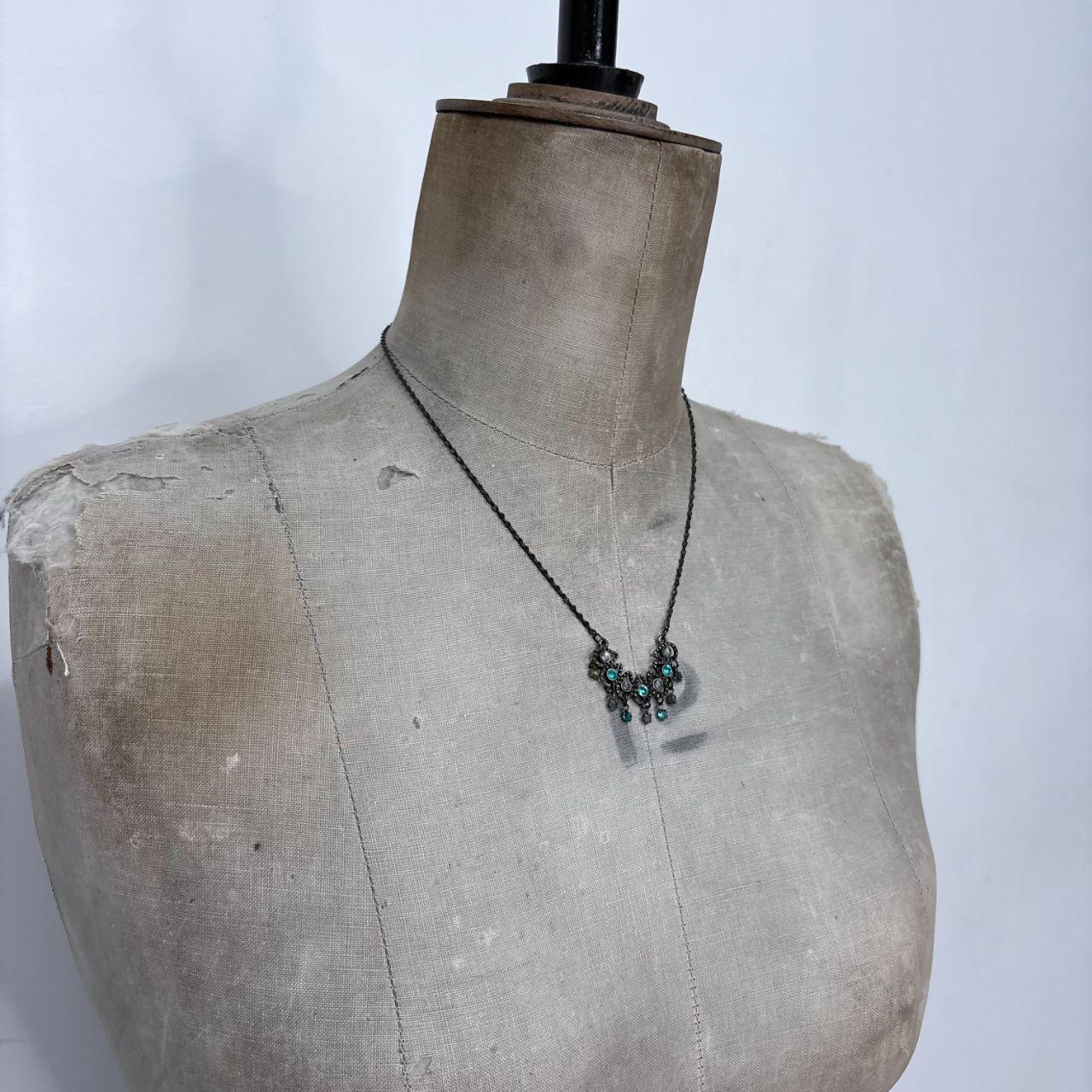 Boho fairy gem necklace
