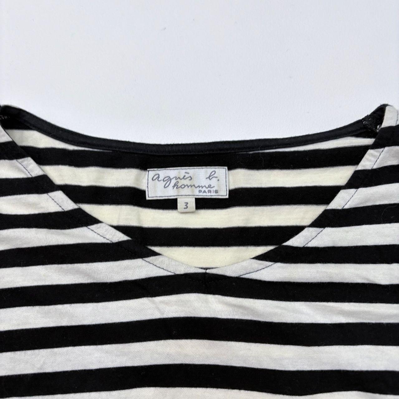 Black and white striped vest
