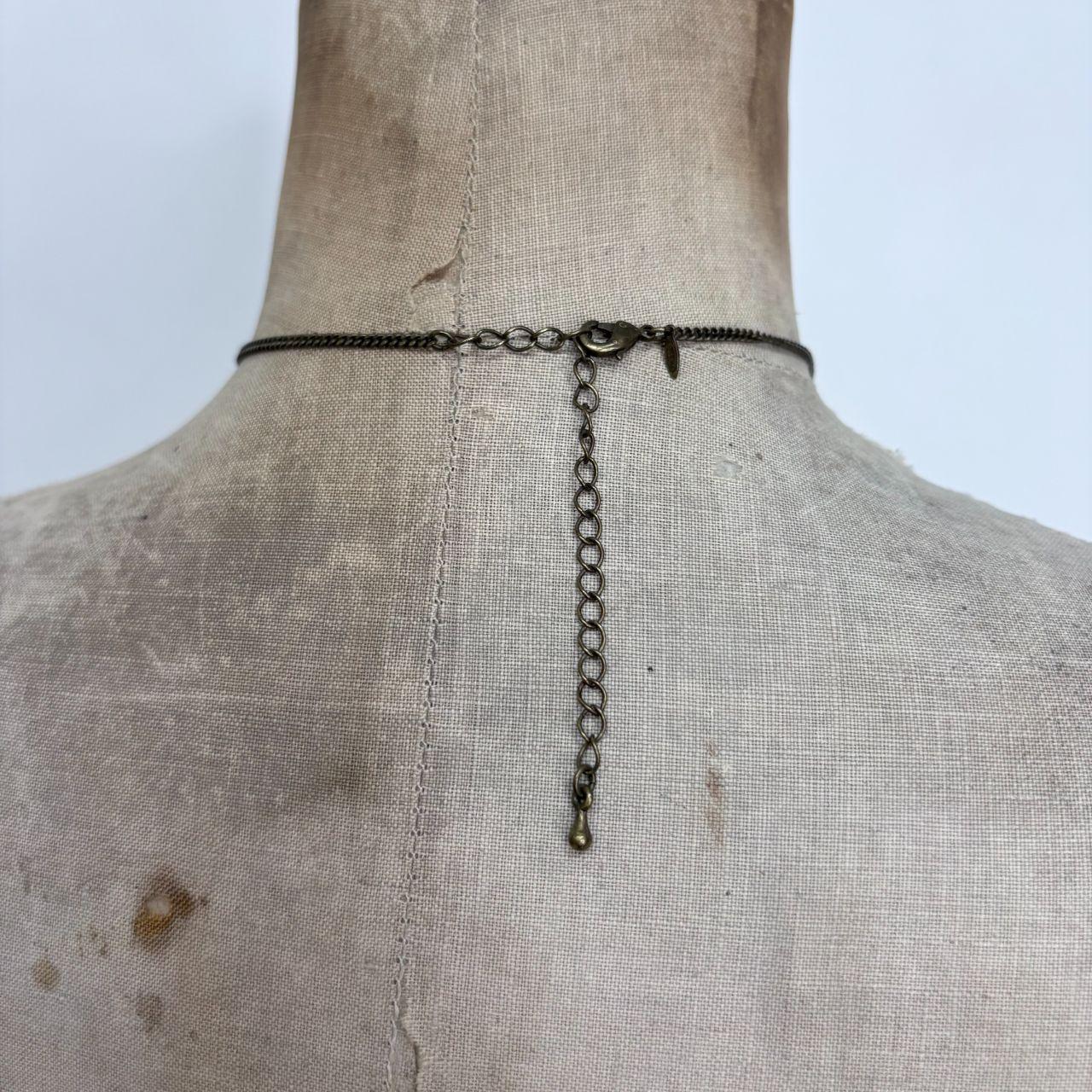 Beaded gothic grunge necklace