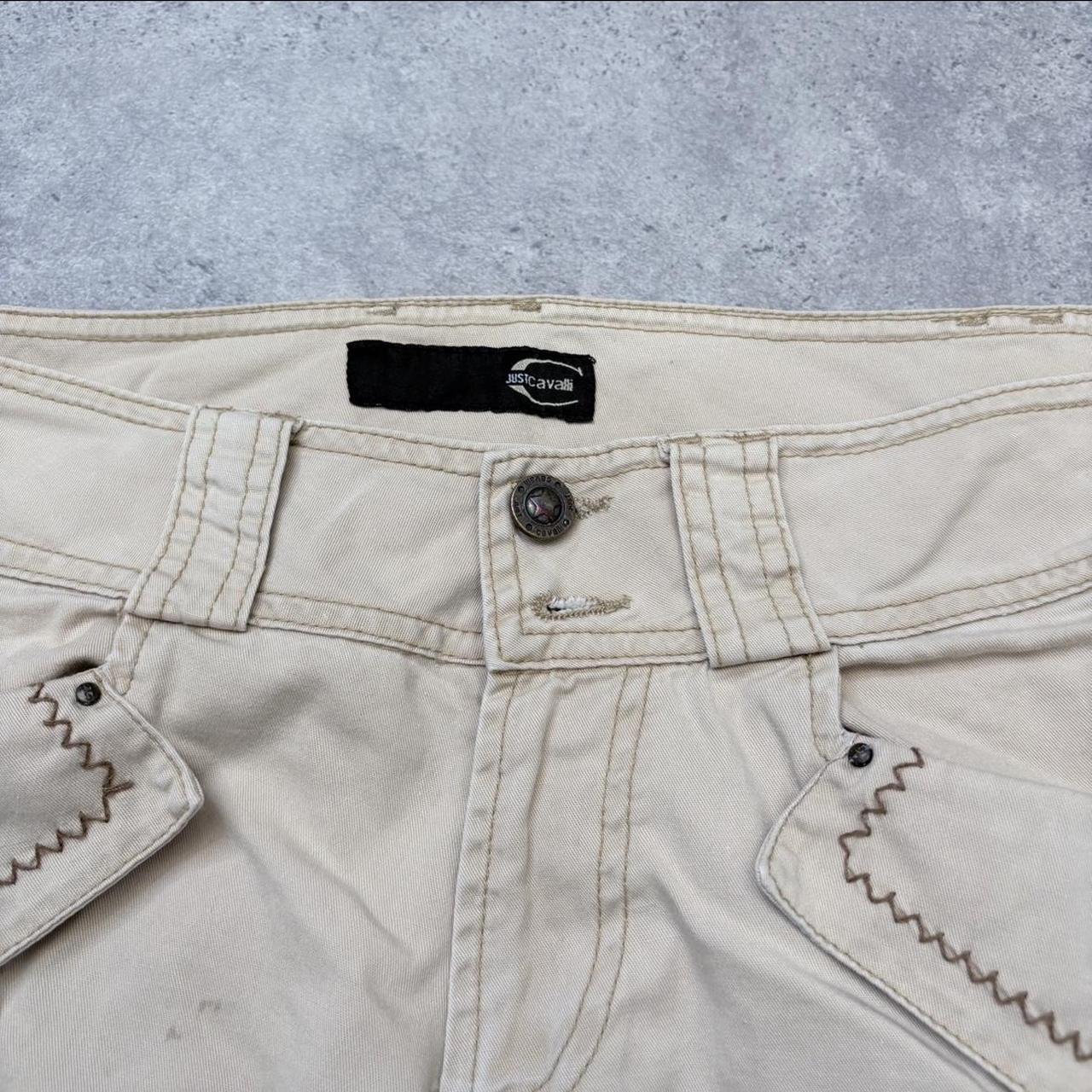 Tan utility Cavalli capri pants