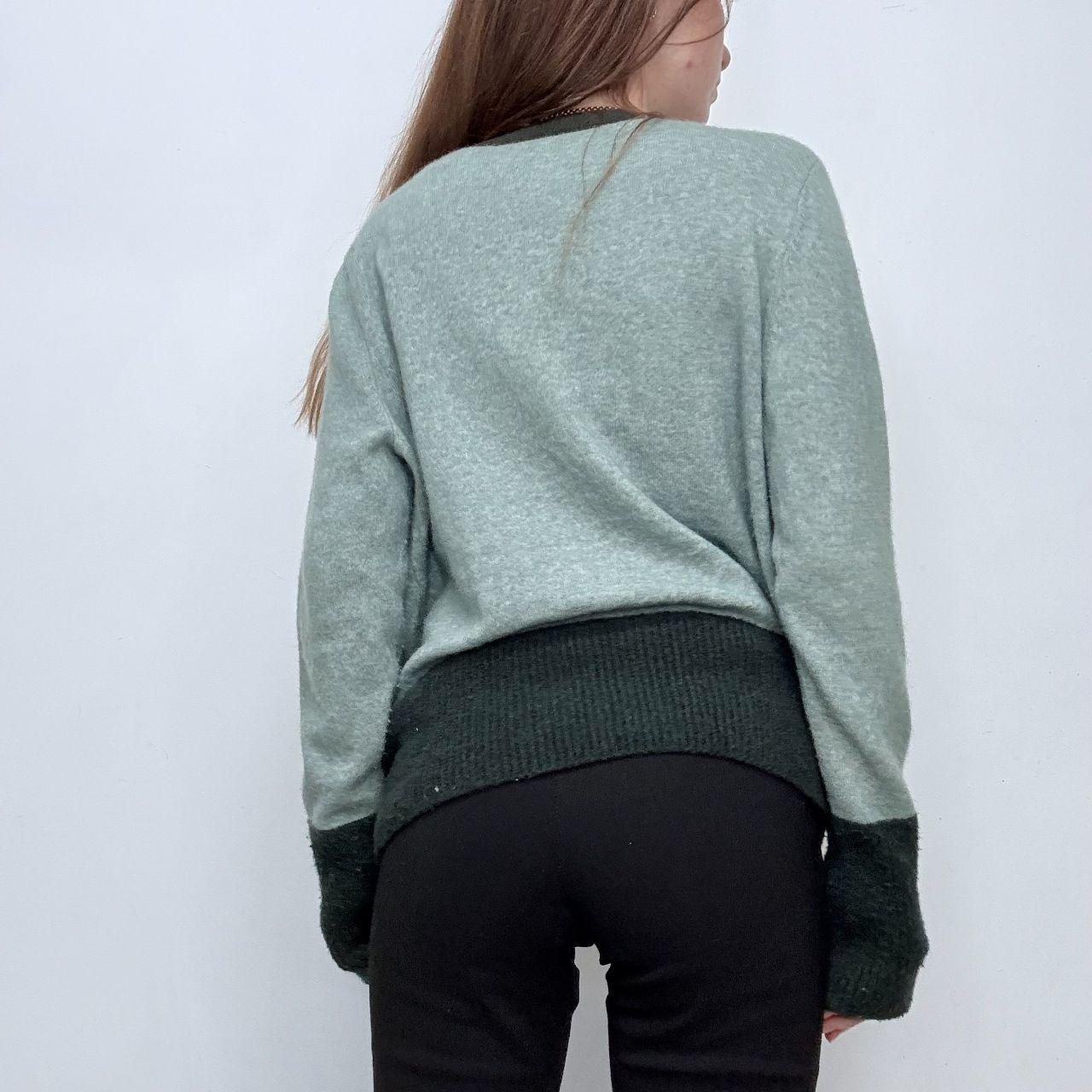 Wool knit slouchy cardigan
