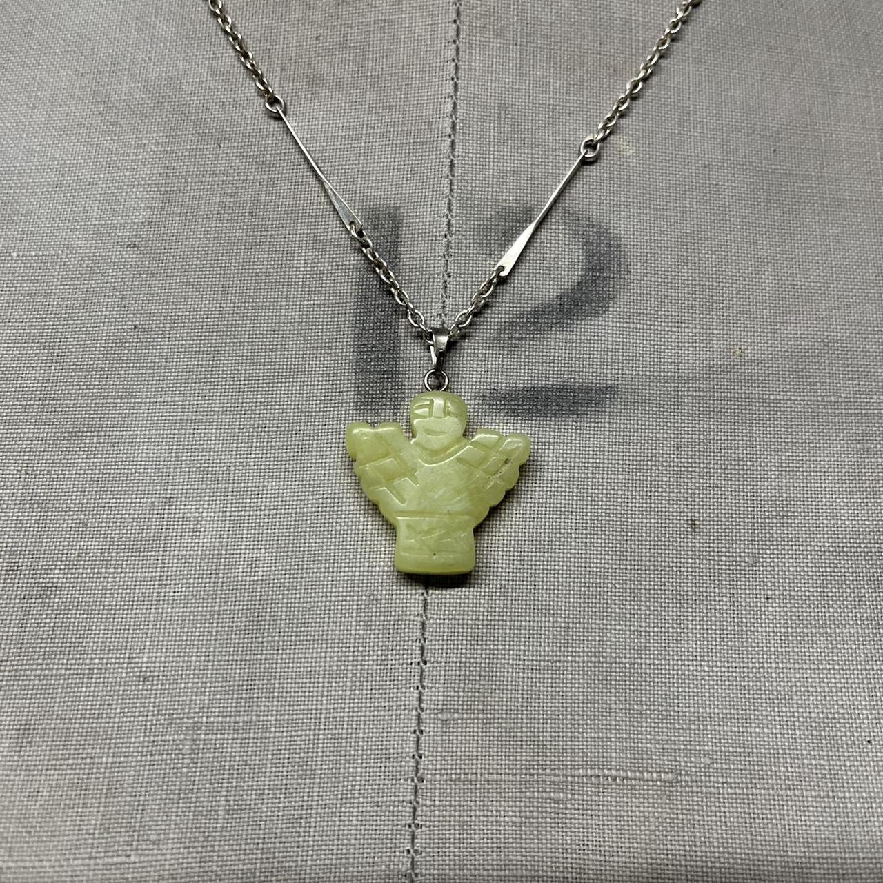 Angel crystal chain necklace