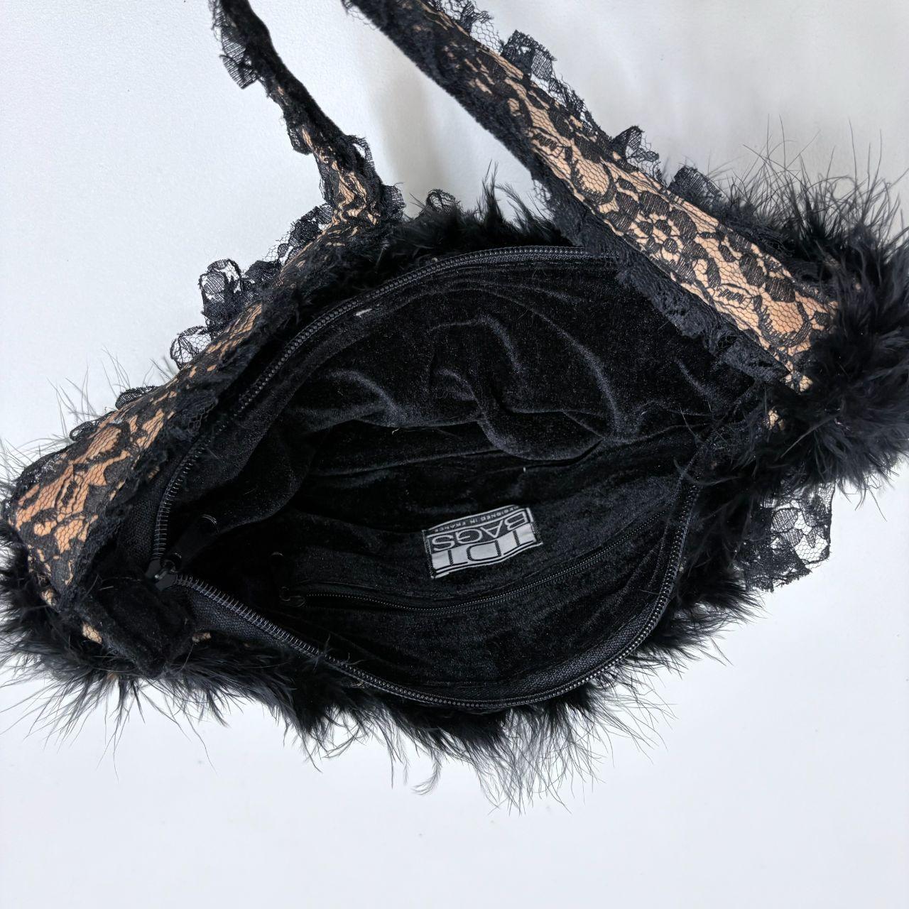 Lace fluffy grunge bag