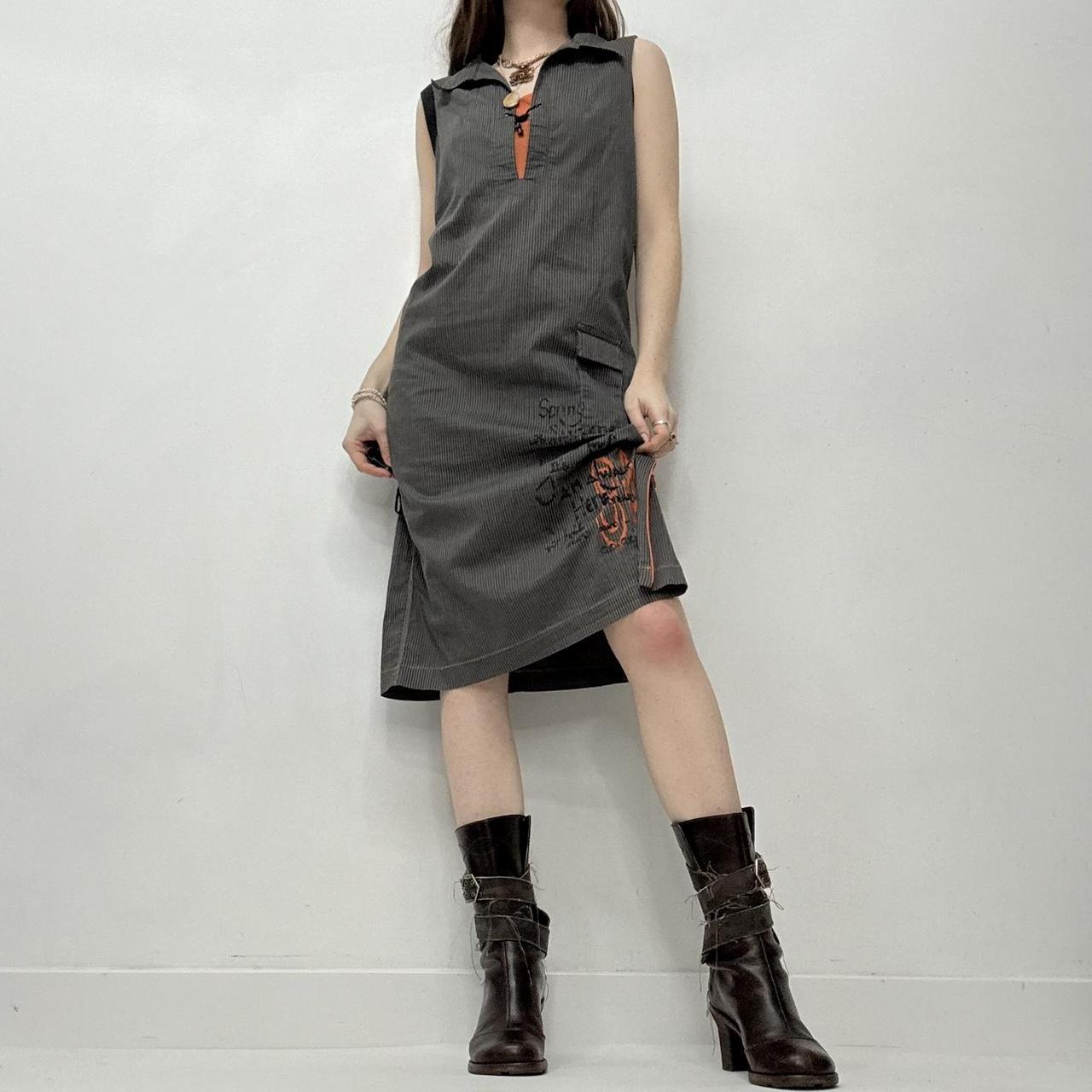 Cop copine pinstripe maxi dress