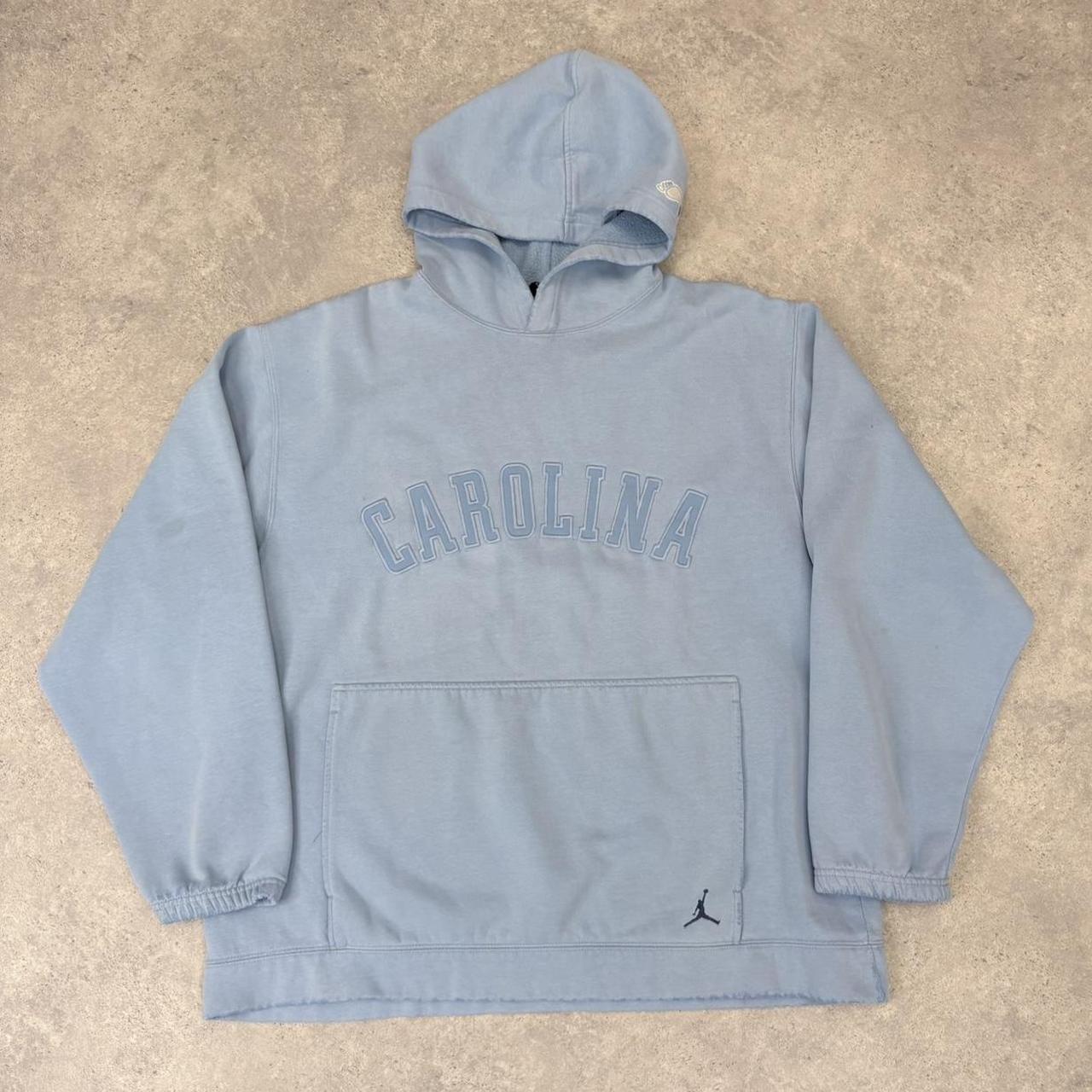 Oversized baby blue varsity hoodie