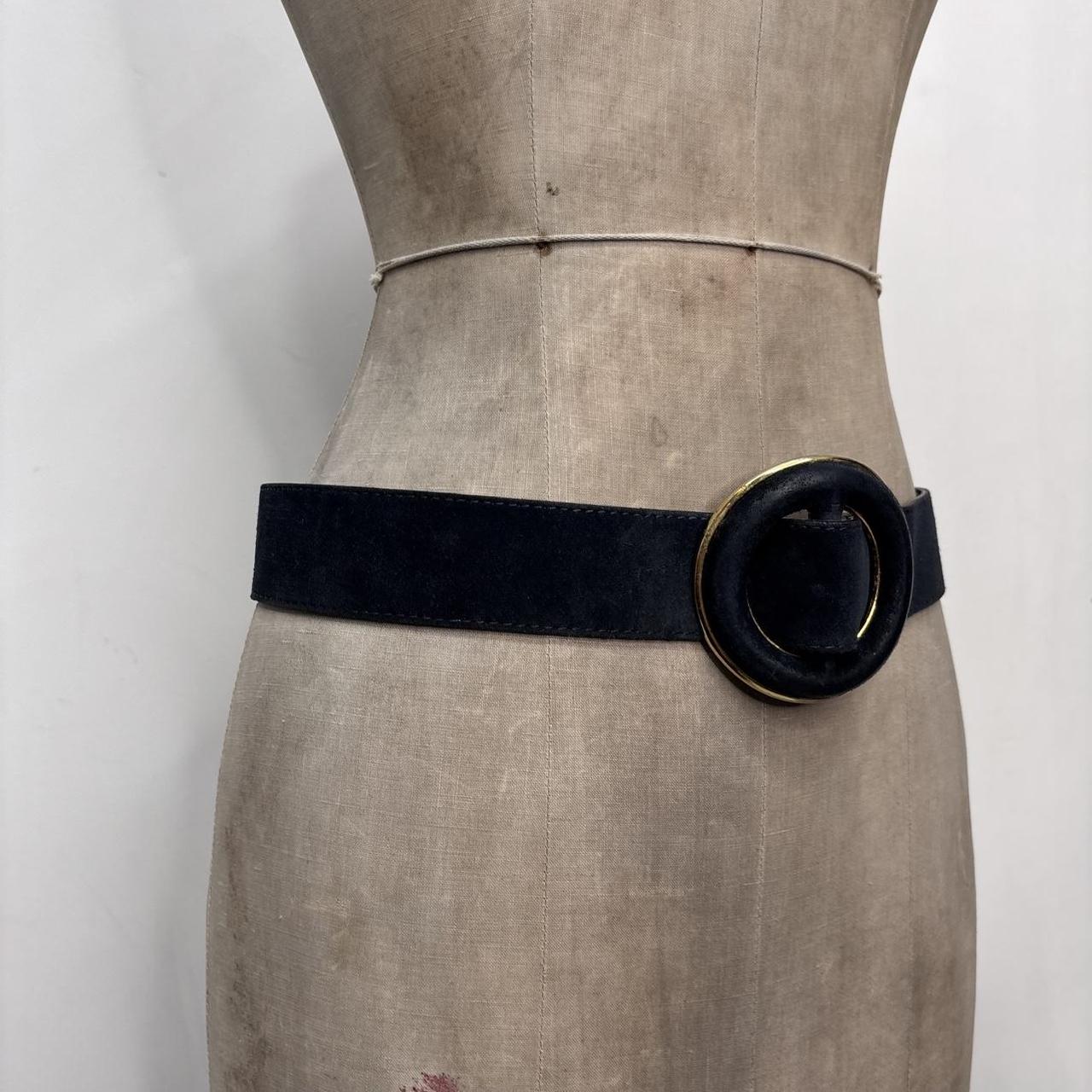 Thick suede belt