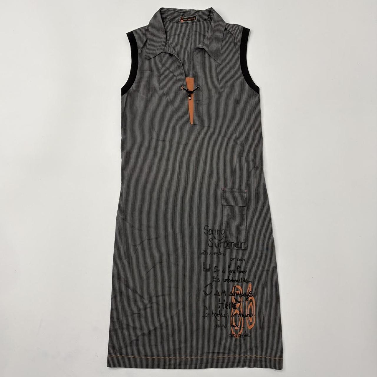 Cop copine pinstripe maxi dress