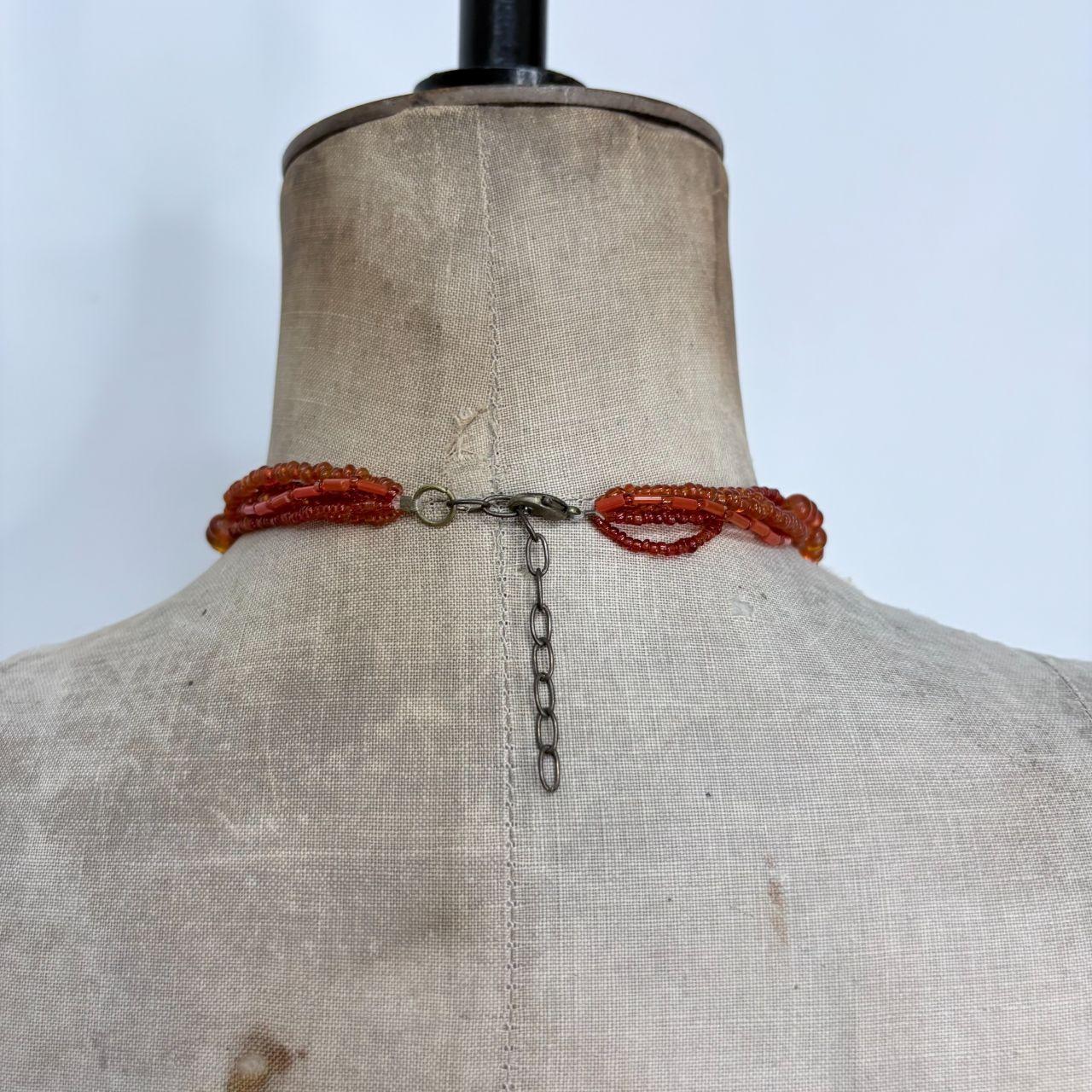 Boho draped chain fairy gemstone necklace