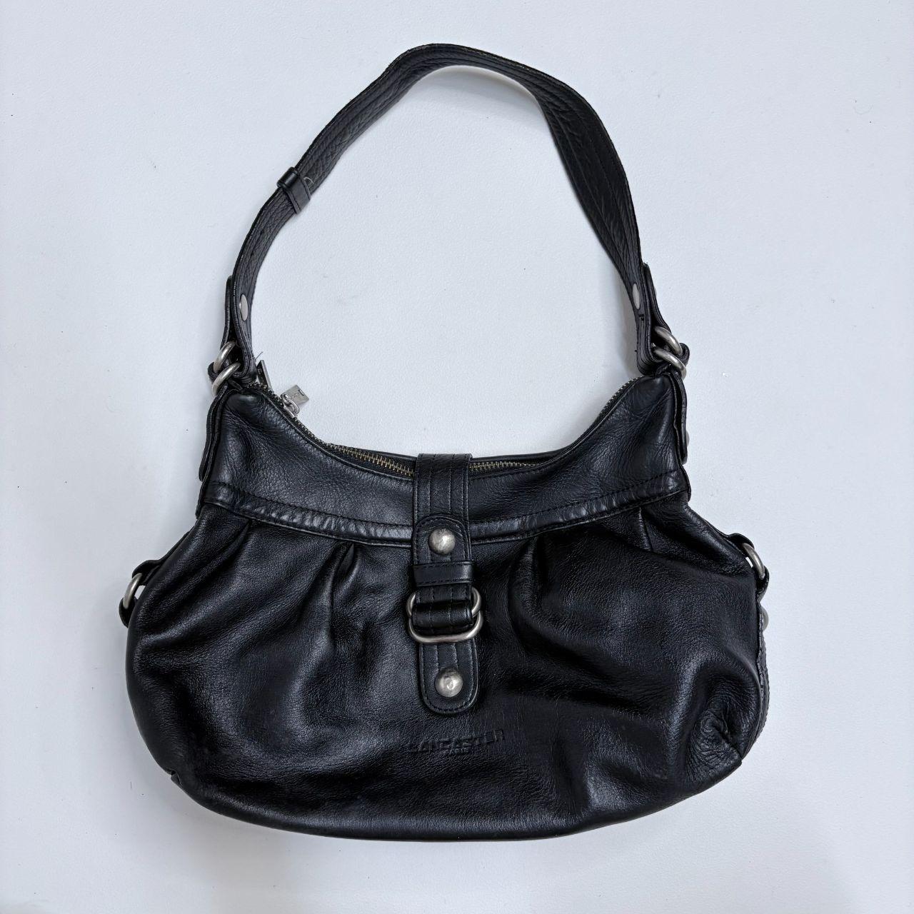 Black slouchy shoulder bag