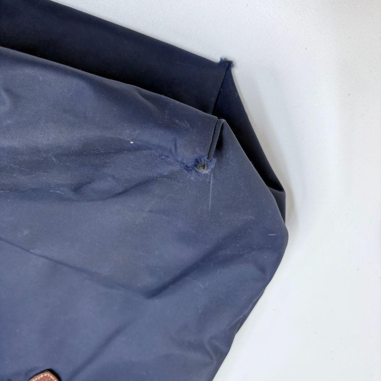 Blue longchamp medium bag