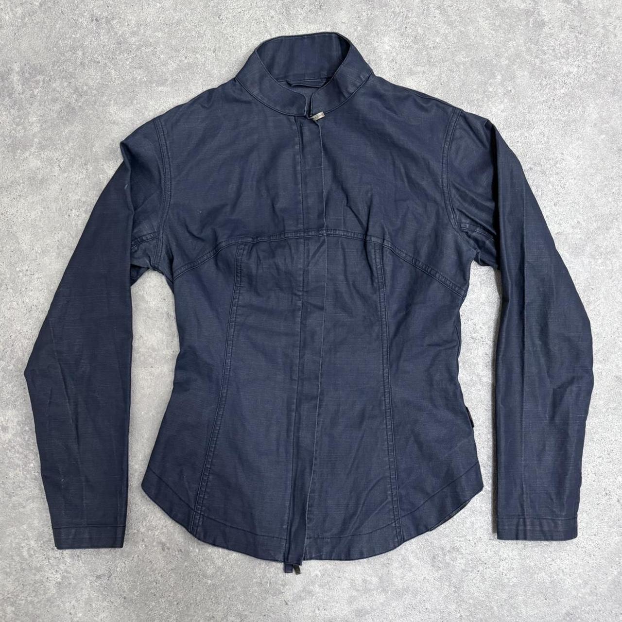 Navy structured Maharishi jacket shirt