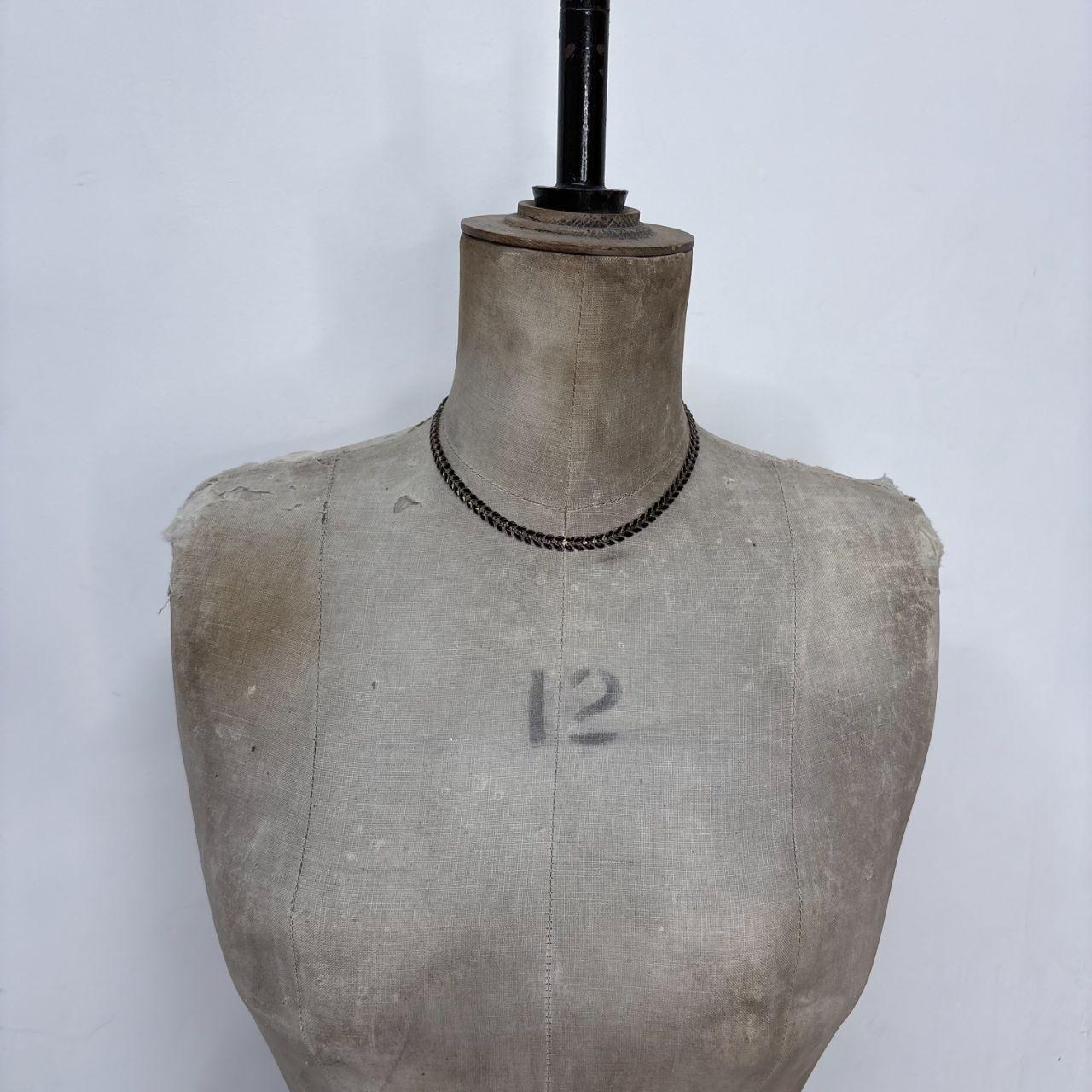 Black chain link necklace