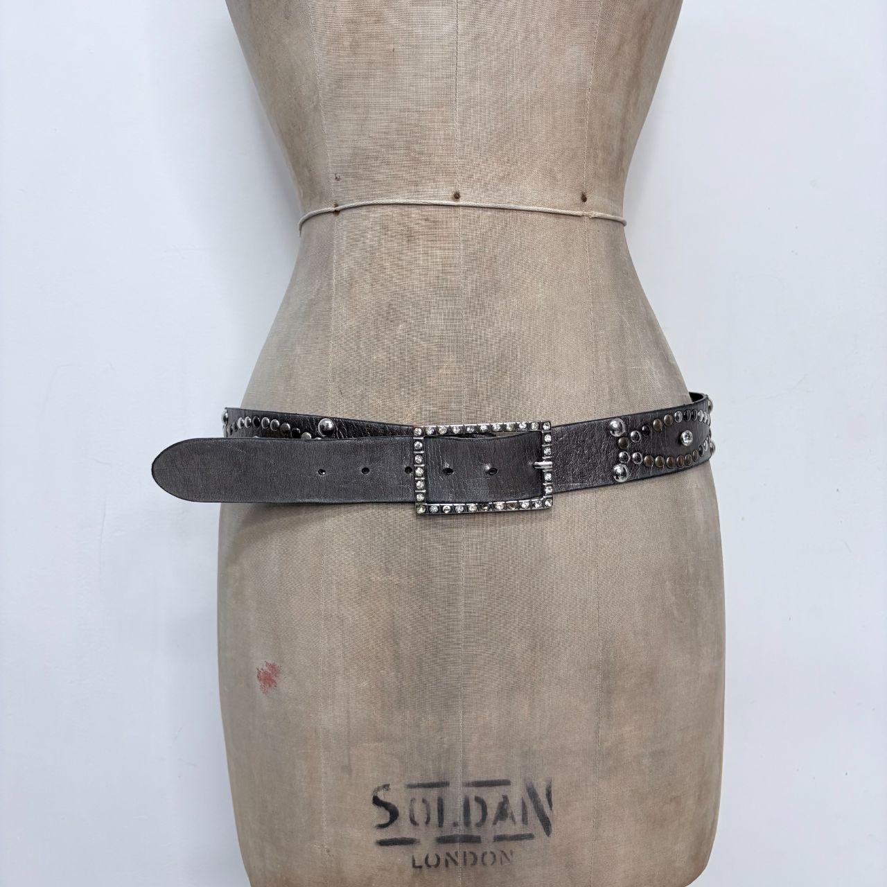 Silver studded belt