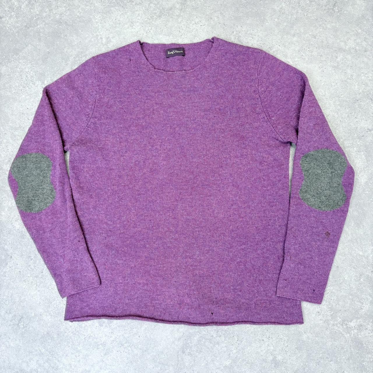 Oversized pink wool knitted Zadig &amp; Voltaire jumper