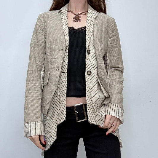 Layered allsaints pinstripe shirt blouse