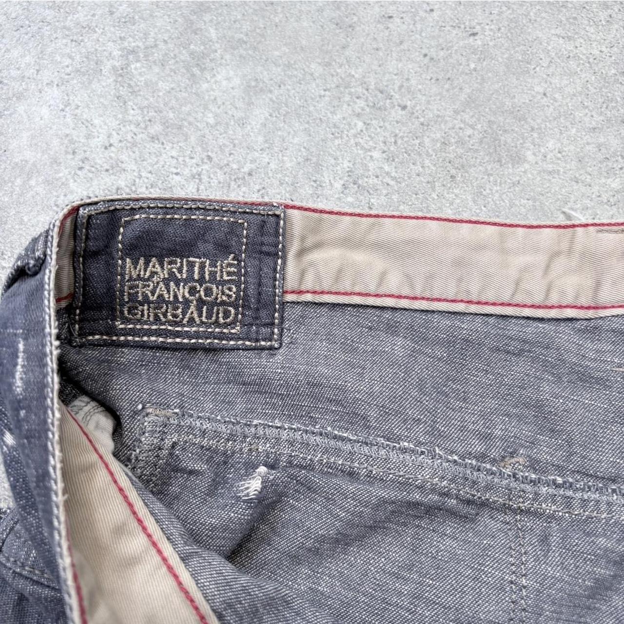 Marithe francois Girbaud distressed grunge jeans