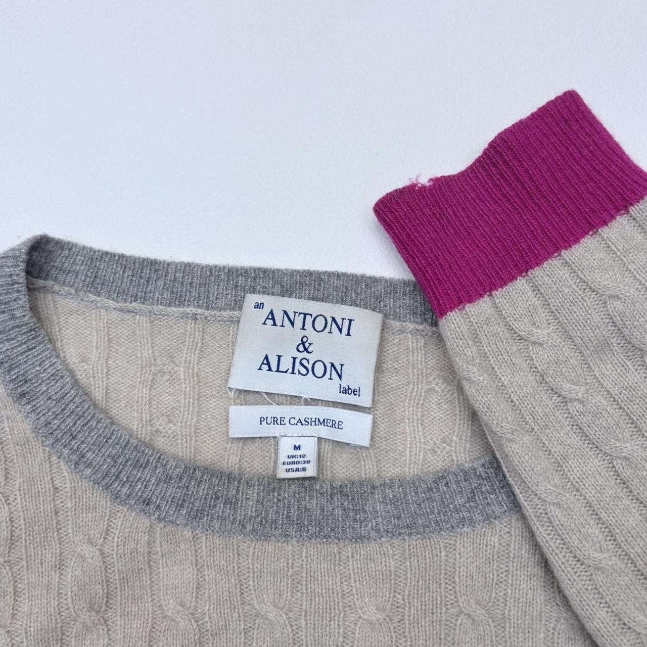 Cable knit cashmere jumper