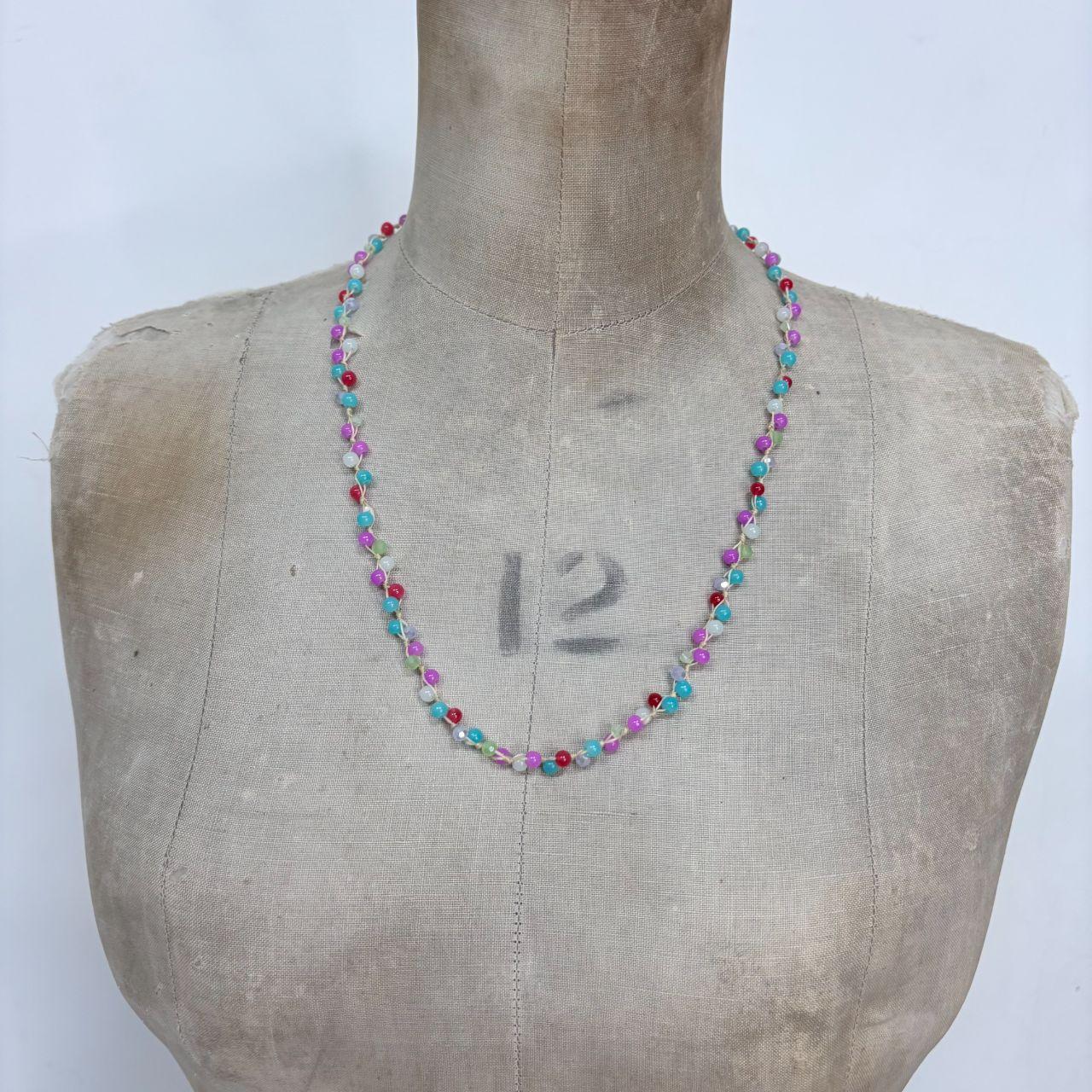Beaded summer necklace