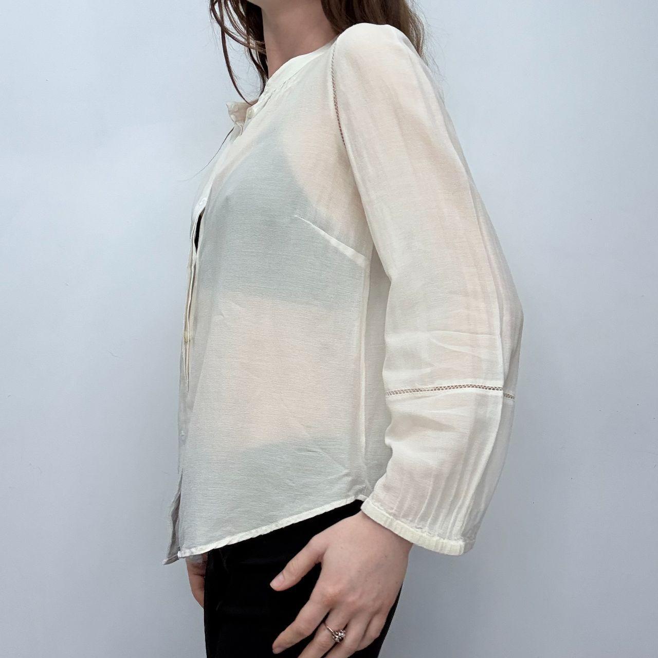 Sheer lace Chloé blouse