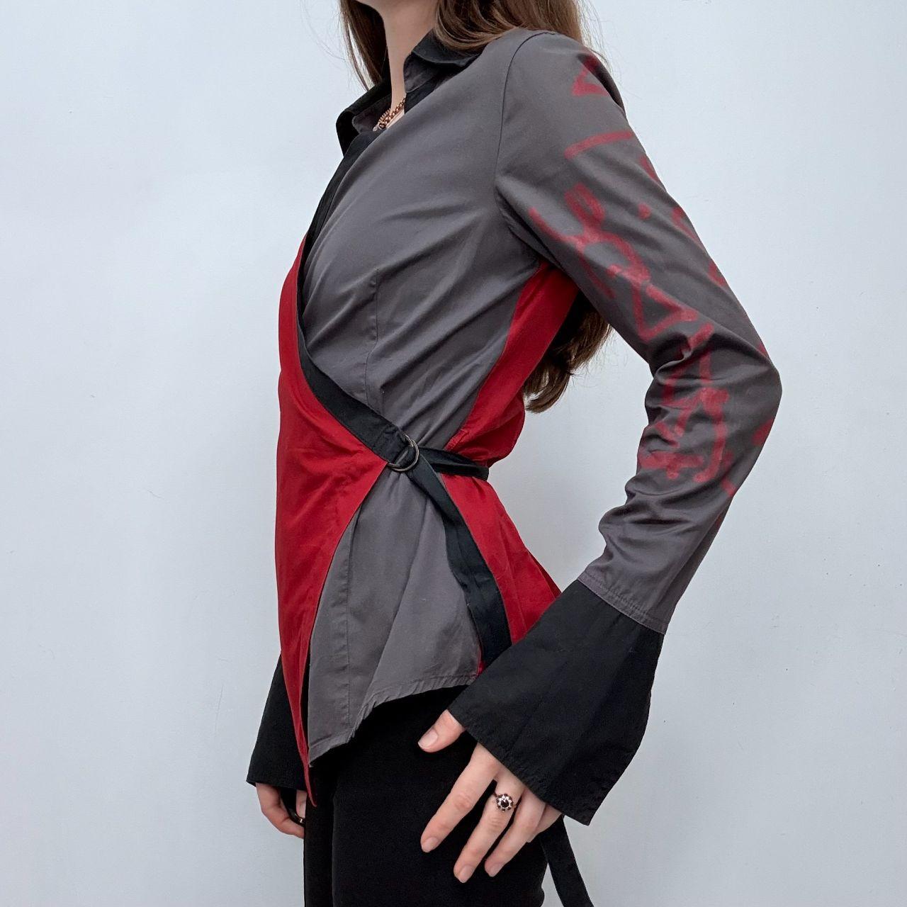 Graphic wrap Cop Copine shirt
