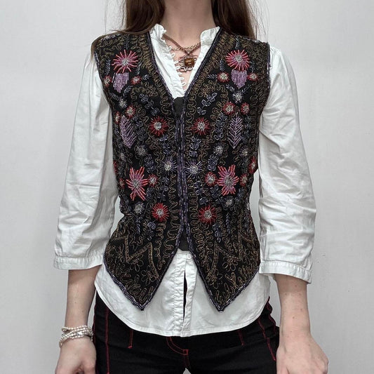 Beaded embelished wasitcoat