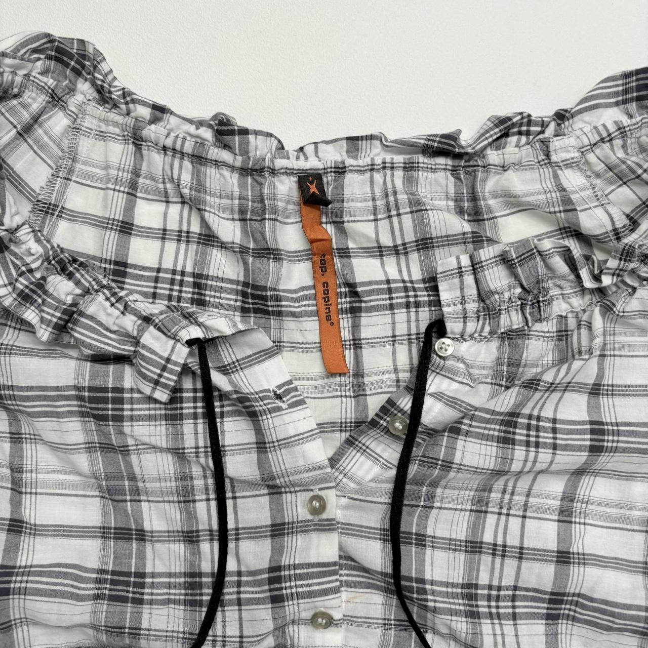 Cop copine checked shirt dress