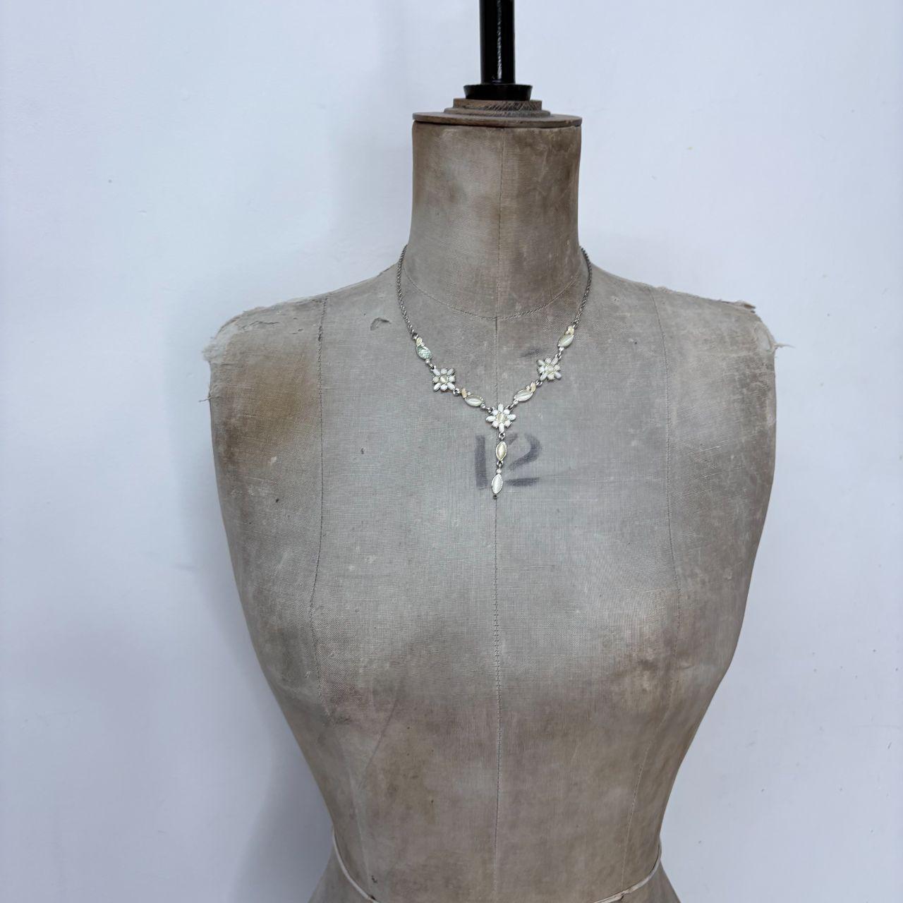 Gem fairy flower necklace