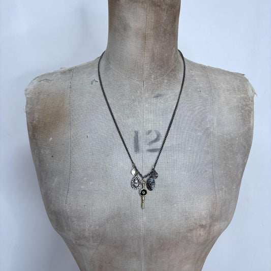 Chain charm necklace